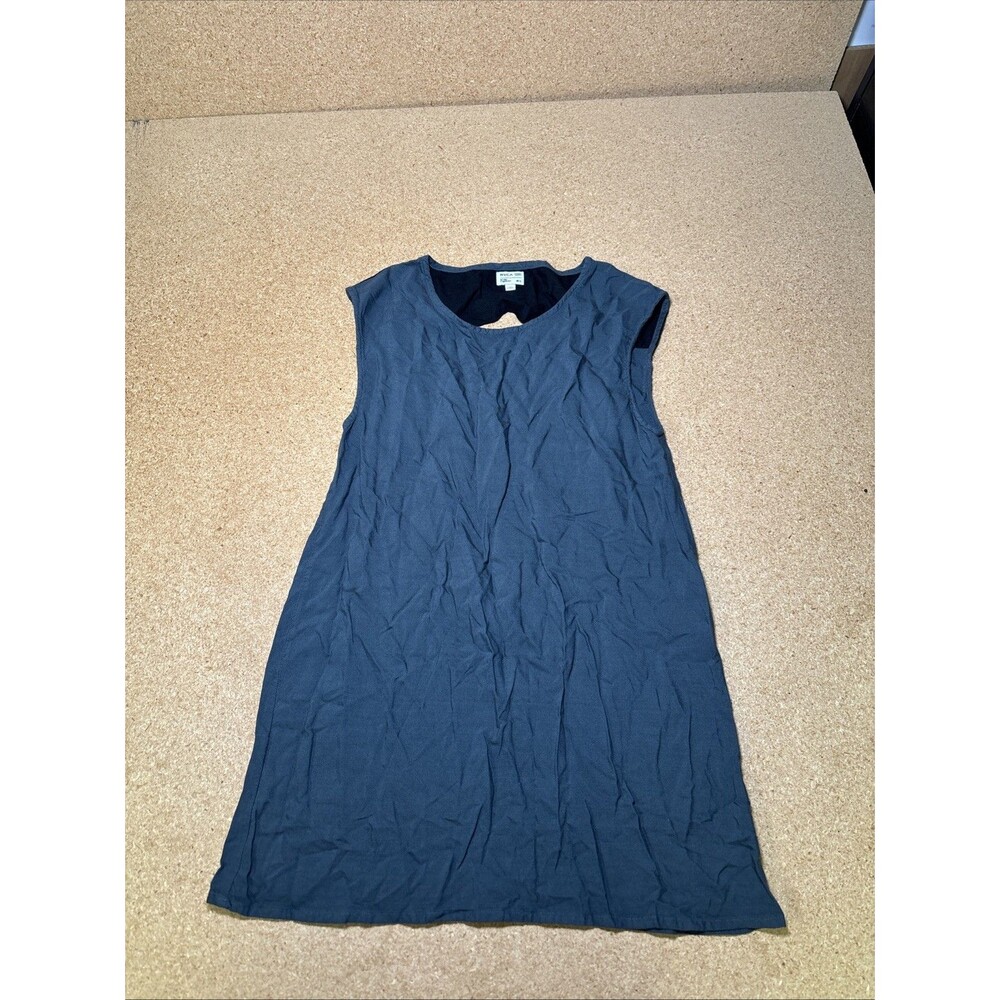 RVCA Shirt Dress M/L Gray Black Swim Cover G2
